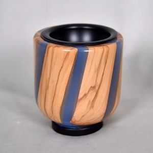Porte-encens Minimaliste Fait Main en Bois d'Acacia et Résine Écologique, Finition Premium, Élégant, Religieux, Tendance Toutes Saisons 2026 - Product Image 3