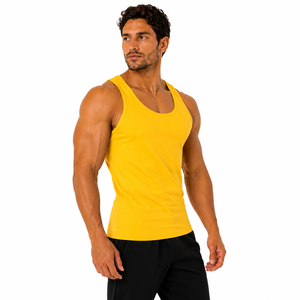 High Quality Men Bodybuilding Tank Top Sleeveless Workout <b>Stringer</b> <b>Vest</b> Dark Tone Fitness Top Custom Men Gym Tank Top - Product Image 3