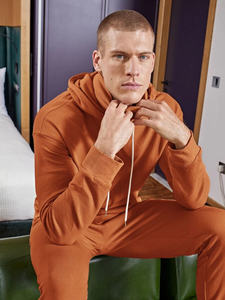 Survêtement d'hiver vintage à capuche personnalisé de qualité supérieure, en molleton 100 % coton, coupe classique, design sportif - Product Image 6