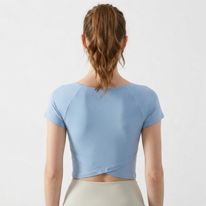 Camiseta Deportiva sin Mangas para Mujer, Ajustada, para Yoga, Gimnasio, Running, Fitness, Reversible, con Estampado Frontal, de Secado Rápido - Product Image 2