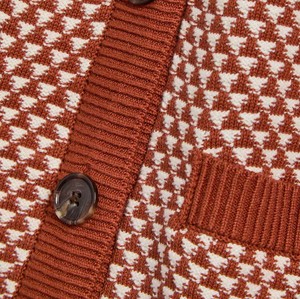 Suéter de Punto con Botones para Mujer, Textura Única, Elegante, Suéter de Invierno, Prenda Superior de Alta Calidad, Suave, Ropa de Punto Transpirable para Otoño - Product Image 6