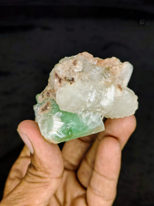 Natural Green Apophyllite with Mordenite <b>Crystal</b> <b>Cluster</b> Premium Mineral Specimen Healing Display Collectible Stone India Origin - Product Image 5
