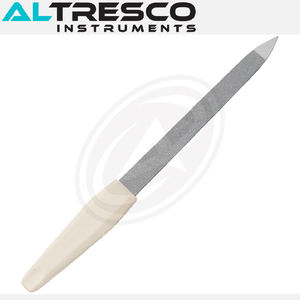 Limas de uñas de acero inoxidable de doble cara con mango de plástico 13cm Cuidado de los pies - Product Image 3