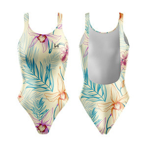 Women's Bikini Swimsuit <b>V</b> <b>Strings</b> 3D Flower Print Textured Back Quick Dry Four Way Stretch Spandex/Polyester Beachwear Bodysuit - Product Image 3