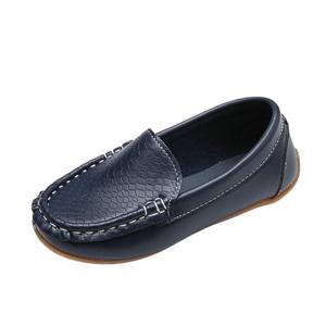 รองเท้าลำลองเด็กผู้ชาย วัยรุ่น หนังแท้ หัวมน แบบ unisex ขายส่ง OEM รองเท้าหนังเด็กผู้ชายวัยรุ่น - Product Image 5