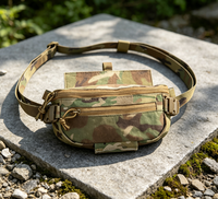 Pochette Tactique Abdominale Compacte à Libération Rapide, Sacoche Suspendue Intégrée pour la Chasse en Extérieur