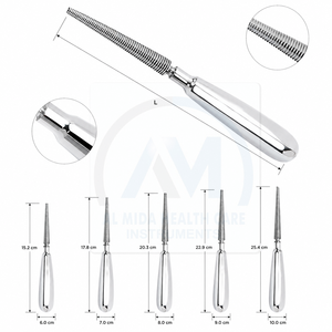 Lima ortopédica de doble punta AL MIDA Putti, de acero inoxidable, manual, de calidad premium, para uso hospitalario, con certificación CE Clase II - Product Image 5