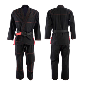 Karate Suit Heavy Weight Karate Uniform New Design High Quality Comfortable Solid <b>Red</b> Karate Uniform at Wholesale Price - Product Image 3