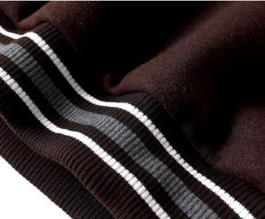 Chaqueta Varsity Personalizada para Hombre, Modelo EMI-310 de EXPERT MAKER INDUSTRY, Ecológica, de Secado Rápido y Transpirable, con Logotipos Bordados en la Parte Delantera - Product Image 2