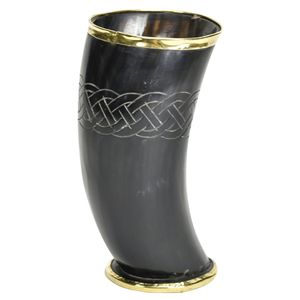 buffalo horn glass Viking cup drinking glass hand made drinking glass eco friendly <b>drinkware</b> <b>accessories</b> - Product Image 4