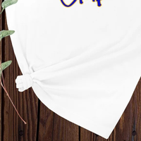 T-shirt SGRHO Eight Club, couleur blanche, lettres grecques personnalisées, tee-shirt de sororité, manches courtes, col rond, décontracté, mode estivale, unisexe