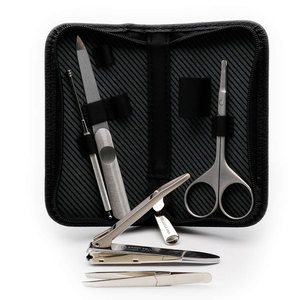 Custom Logo 5 Piece <b>Nail</b> Care Kit Stainless Steel Grooming Tool Set OEM Supplier - Product Image 2