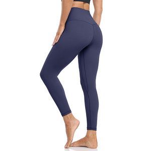 Breathable Yoga Legging For Women's Push Up Exercise With Highly Stretchable Wasitband Lightweight Cotton <b>Bamboo</b> Fiber Tights - Product Image 2