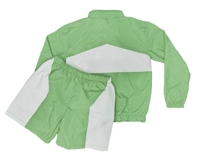 Ensemble de shorts coupe-vent pour hommes, vente en gros, 100% polyester, couleur personnalisée, vêtements de jogging, ensemble de shorts coupe-vent zippés - Product Image 3