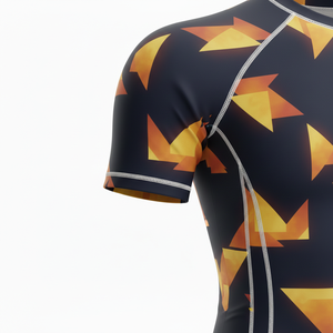 Camiseta de compresión duradera sublimada al por mayor para hombres, mujeres y niños, para entrenamiento de MMA, BJJ, Jiu Jitsu No-Gi, traje de baño personalizado - Product Image 5