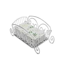 รูปทรงเรียบเนียนช่วยให้การจับถือสะดวกสบาย ปลอดภัย ทนทาน ผลิตด้วยมือ เป็นมิตรต่อสิ่งแวดล้อม ที่ใส่กระดาษเช็ดปากโลหะตกแต่ง สร้างสรรค์ความสวยงาม - Product Image 6