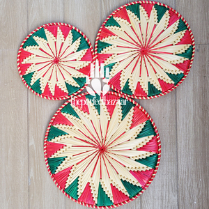 Platos de Hierba Moonj Natural, Platos de Hierba Munj o Hierba Roja Pin, Hechos a Mano - Product Image 5