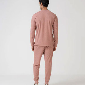Chemises en jersey respirantes à manches longues pour hommes, col rond, coupe régulière, 100 % coton, style urbain, grande taille, qualité supérieure - Product Image 6