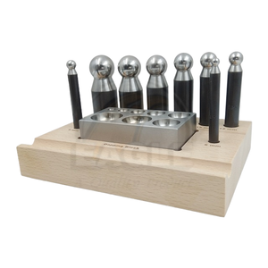 Juego de dapping de hierro fácil de usar de 9 piezas para la fabricación de joyas directamente del fabricante - Product Image 1