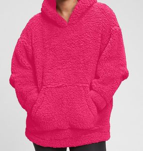 Sudadera con Capucha para Mujer, Talla Grande, Ligera, de Invierno, con Mangas Largas, Mezcla de Algodón y Forro Polar <span class=keywords><strong>Herpa</strong></span>, Transpirable, con Logotipo Frontal y Dropshipping - Product Image 1