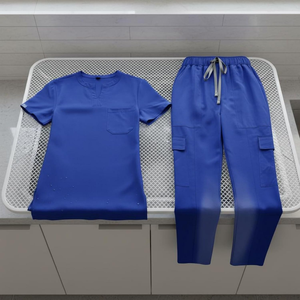 Uniformes Médicos Unisex para Enfermería, Conjunto de Uniformes de Hospital, Impermeables, Tejido de Spandex/Poliéster - Product Image 4