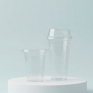 Wholesale 12/16/22/24OZ Disposable Boba Milktea <b>Cups</b> Clear Bubble Tea U-shaped Pet Disposable Coffee <b>Plastic</b> <b>Cup</b> With Lids - Product Image 1