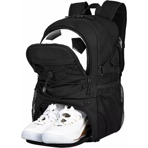 Sac à dos à fermeture éclair imprimé, multi-usages, pour jeunes, rangement de chaussures de football, sacs de rangement pour ballons de football, sacs à dos de football par sublimation - Product Image 4