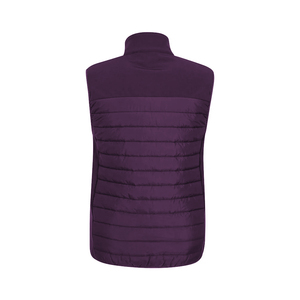 Gilet d'hiver coupe-vent respirant et écologique, design personnalisé, à capuche, couleur unie, fermeture éclair frontale, rembourrage en coton 400 g/m² - Product Image 2