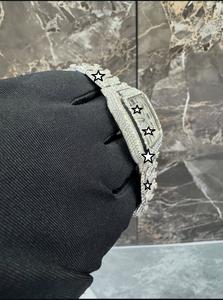 Reloj Mecánico ETA de Acero Inoxidable, Personalizado, Unisex, de Lujo, Estilo Vintage, Hip Hop, con Diamantes Moissanite - Product Image 4