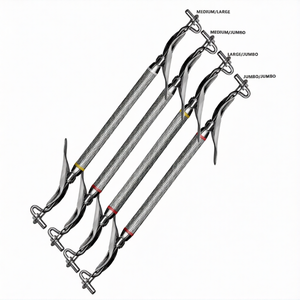 Porte-amalgames dentaires à double extrémité, lot de 4, en acier inoxydable, pour remplissage d'amalgames, kit d'instruments de restauration dentaire - Product Image 1