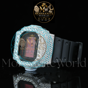 Luxury Jewelry Iced Out VVS Moissanite-Diamond Bust Down <b>Watches</b> DW56000 for <b>Men</b> With Bezel Case Thorns 925 <b>Silver</b> Manufacturer - Product Image 2