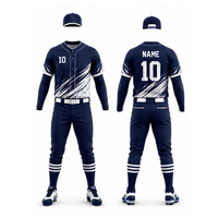 Uniformes de Béisbol y Sóftbol Personalizados al por Mayor de Alta Calidad, Transpirables, Antibacterianos, de Secado Rápido, 100% Poliéster