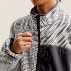 Chaqueta con cremallera y logotipo personalizado, estilo sherpa, para exteriores, ligera, estilo urbano, fabricante OEM de marca privada, chaquetas para hombre - Product Image 4