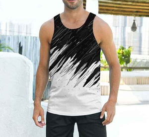 เสื้อกล้ามซับลิเมชั่นผู้ชายคุณภาพสูง ป้องกันริ้วรอย แฟชั่นล่าสุด น้ำหนักเบา ปรับราคาได้ - Product Image 3