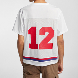 Camiseta Pro Club para Hombre, 100% Algodón, Cuello Redondo, Manga Corta, Corte Holgado, Transpirable, Informal, 200g, con Serigrafía Frontal - Product Image 5