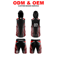 Maillot de football sans manches 7v7 personnalisé par sublimation, uniforme d'équipe léger et respirant, vêtement de sport imprimé numériquement pour l'entraînement et les matchs