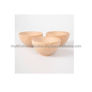 Artesanías de madera para suministros de cocina Cuencos de servicio ecológicos para hoteles y restaurantes OEM ODM personalizado - Product Image 3