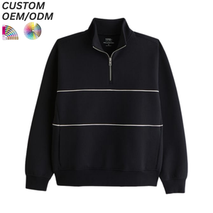 Sweat-shirt en coton pour homme, style décontracté, uni, tissu doux, logo personnalisé, support OEM ODM pour marque - Product Image 1