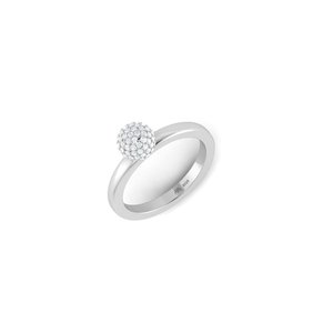 Anillo de Plata Maciza con Circonita de Forma Ovalada Clásica, Chapado Tricolor, Joyería Fina, Creación de Primera Calidad - Product Image 3