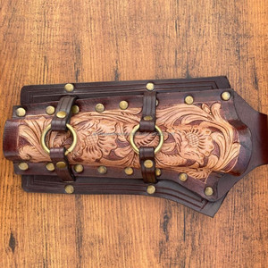 Funda de vaquero para diestros de cuero de vaca hecha a mano occidental de estilo Vintage, funda de cinturón oculta de cuero genuino - Product Image 3