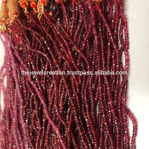 2mm 4mm Natural <b>Red</b> Spinel Stone Faceted Rondelle Gemstone <b>Beads</b> Strands at Best Wholesale Factory Price Online Bulk Supplier - Product Image 1