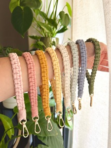 Big Size Rope Key Chain for Mobile Keys Handmade Stylish <b>Keyring</b> Decorative Bag Charm Strong Rope Accessory And Gift Item - Product Image 4