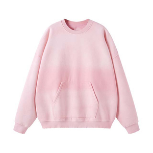 Sweat à capuche d'hiver 100% Coton, délavé à l'acide, couleur unie, style urbain, haute qualité, respirant, écologique, 380 GSM, effet vintage délavé à la pierre - Product Image 1