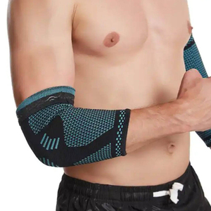 Mangas de compresión para codos con logo personalizado, ligeras, elásticas, para gimnasio, fitness y deporte. - Product Image 6