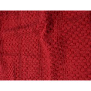 100% algodón de calidad 4 Uds tejido a cuadros de rizo reutilizable de alta absorción y toalla de plato seco multiusos suave ecológico Toalla de limpieza roja - Product Image 2