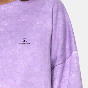 Sudadera Deportiva Personalizada para Mujer, de Algodón y Felpa, Cuello Redondo, Manga Larga, Transpirable, Informal, para Correr, con Bordado, Venta al Por Mayor - Product Image 6