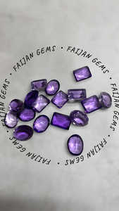 พลอยอเมทิสต์เจียระไนแบบธรรมชาติสำหรับเครื่องประดับเป็นจำนวนมากจี้หินแบบหลวมสำหรับทำเครื่องประดับ - Product Image 4