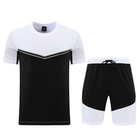 Tenue de football d'hiver à manches longues pour hommes, ensemble d'entraînement de football, vêtements de sport respirants, tissu 100% polyester, séchage rapide