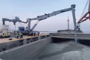 Système de déchargement de ciment industriel haute efficacité sans poussière pour le transfert de matériaux en vrac et l'utilisation portuaire - Product Image 6
