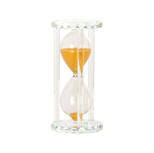 Elegant Crystal Hourglass <b>Sand</b> <b>Timer</b> With Crushed Diamond Columns Decorative Glass <b>Sand</b> Clock For Home Office Desk Decor - Product Image 3